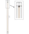 S14d 4W dimbar LED-filamentlampa - T30, 2200K, 240lm, klart glas