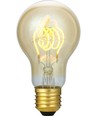 E27 5W 3-stegs dimbar LED-lampa - A60, 2200K, Guld, Flex Filament, 460lm