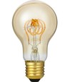 E27 5W 3-stegs dimbar LED-lampa - A60, 2200K, Guld, Flex Filament, 460lm