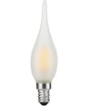 E10 1,5W LED-filamentlampa mini tip - C23, 90lm, 2700K, matt glas