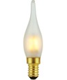 E14 1,8W dimbar LED-kronlampa - C23, Mini Tip Candle, 2000K, matt glas