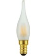 E14 1,8W dimbar LED-kronljuslampa - C23, Mini Tip, frostat glas, 2700K