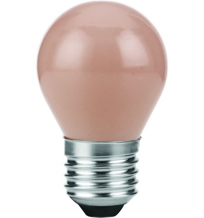 E27 4,5W dimbar LED-kronlampa - G45, Filament, 1800K Flame, 250lm