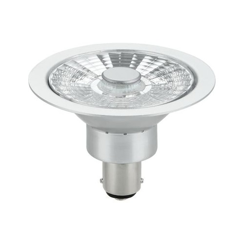 BA15d AR70 8W LED-lampa, 12V - 480lm, 30°, dimbar, varmvit