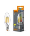 E14 6W filament kronljuslampa - C37, neutralvit
