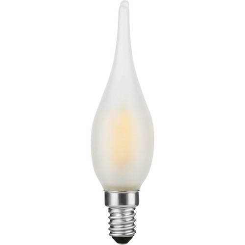 E10 1,5W LED filament kronljus - C23, 90lm, 2500K, matt glas