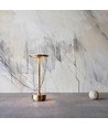 Laddningsbar LED-bordslampa med trådlös laddning - Guld, touch-dimbar, CCT, IP54