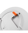 Laddningsbar RGB LED-bordslampa Ø12,8cm - Vit, inkl. fjärrkontroll, IP54 utomhus