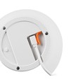Laddningsbar RGB LED-bordslampa Ø12,8cm - Vit, inkl. fjärrkontroll, IP54 utomhus