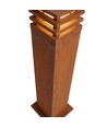 Corten 11W trädgårdslampa - 70 cm, IP65 utomhus, inkl. ljuskälla