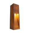Corten trädgårdslampa - 12W, 50 cm, IP65 utomhus, inkl. ljuskälla