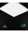 60x60 LED-panel, 40W - CREE LED, 120lm/W, 6 års garanti, vit kant