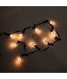 10-pack markspotlight - 0,5W, rund, rostfritt stål, inkl. strömförsörjning