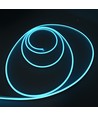 5m 8W/m Ljusblå 8x16 Neon Flex LED - 12V DC, IP67