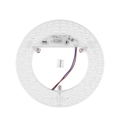 21,5cm / 24/18/12W LED-insats med linser - Flicker free, valbar CCT, ersätter G24, cirkelrör och kompaktrör