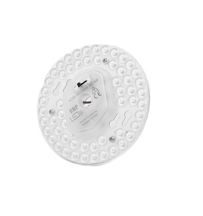 Ø13 cm / 18W LED-insats med linser - Flicker free, valbar CCT, ersätter G24, cirkelrör och kompaktrör