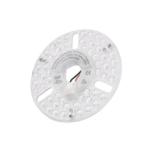 13cm / 18W dimbar LED-insats med linser - Flimmerfri, ersätter G24, cirkelrör och kompaktrör