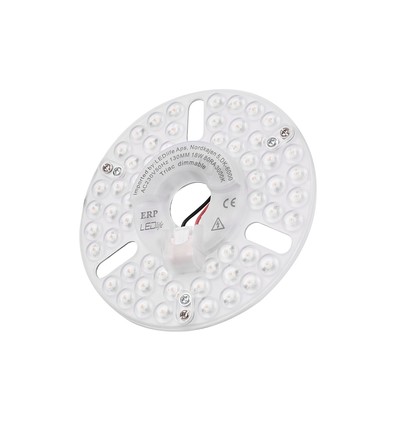 13cm / 18W dimbar LED-insats med linser - Flimmerfri, ersätter G24, cirkelrör och kompaktrör