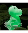 MOCHI Dinosaurie nattlampa i mjuk silikon - uppladdningsbar, färgskiftande + varmvit