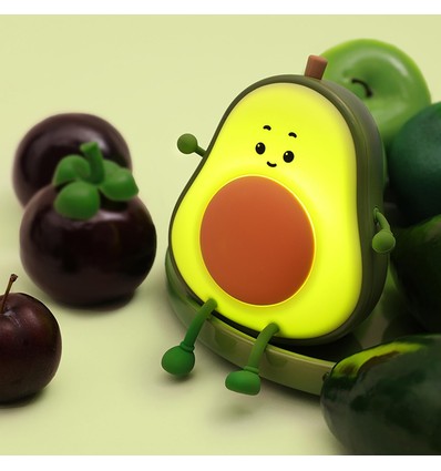 MOCHI Avocado nattlampa - varm/neutralvit, uppladdningsbar