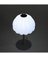 Laddningsbar RGB LED bordslampa - Vit, inkl. fjärrkontroll, IP20 inomhus