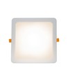 24W 22 x 22 cm LED infällnadspanel - IP54 utomhus, hål: 19,5 x 19,5 cm, mått: 22 x 22 cm