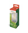 E14 1W LED-kronljus - C35, filament, klart glas