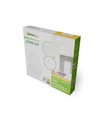 18W Ø22cm Algine 2-i-1 infällt panel - 122lm/W, 4000K, vit kant, rund, infällt eller utanpåliggande