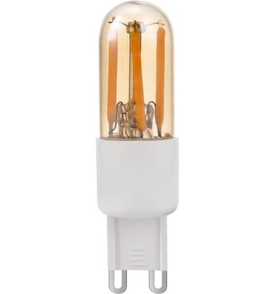 G9 3W dimbar LED-lampa - 66mm, 2200K, Guld, filament