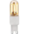 G9 3W dimbar LED-lampa - 66mm, 2200K, Guld, filament