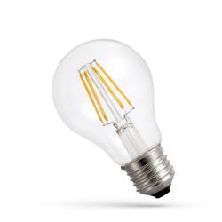 Leverantör LED A60 E27 230V 8,5W filament varmvit KLART Spectrum