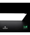120x30 bakbelyst LED-panel, 40W - 120lm/W, CREE-chip, 6 års garanti, vit ram