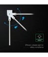 V-Tac 2W LED nödbelysning för vägg/tak - 6000K, Cree