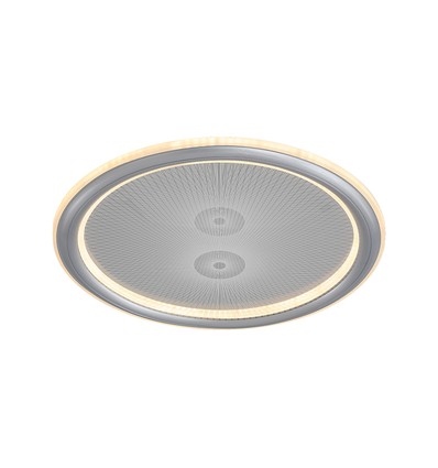 V-Tac 50W LED-taklampa dimbar - CCT 3-i-1, grå, inkl. fjärrkontroll