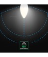 E14 5,5W dimbar LED kronljus - Cree chip, 4000K, 6 års garanti