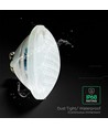 V-Tac 8W PAR56 LED poollampa - IP68, 3000K, varmvit, för swimmingpool