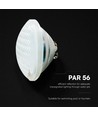 V-Tac 8W PAR56 LED poollampa RGB med fjärrkontroll - IP68, 12V