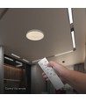 V-Tac 60W LED-taklampa med fjärrkontroll - 3-i-1 CCT, dimbar, grå kant, designer domelight