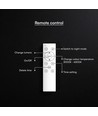 V-Tac 60W LED-taklampa med fjärrkontroll - 3-i-1 CCT, dimbar, grå kant, designer domelight