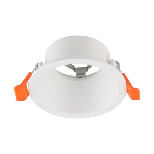 GU10 infälld spotlight, bländfri - Rund, vit, Deep Anti Glare, utan ljuskälla