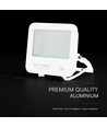 V-Tac 50W LED-strålkastare - 135lm/W, IP65, vitt hölje, 6500K, Cree chip, 6 års garanti