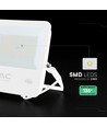 100W LED-strålkastare - 135lm/W, IP65, vitt hölje, CREE-chip, 6 års garanti