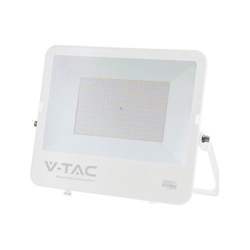 V-Tac 200W LED-strålkastare - 135lm/W, IP65, vitt hölje, Cree LED, 6 års garanti