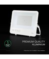 V-Tac 200W LED-strålkastare - 135lm/W, IP65, vitt hölje, Cree LED, 6 års garanti