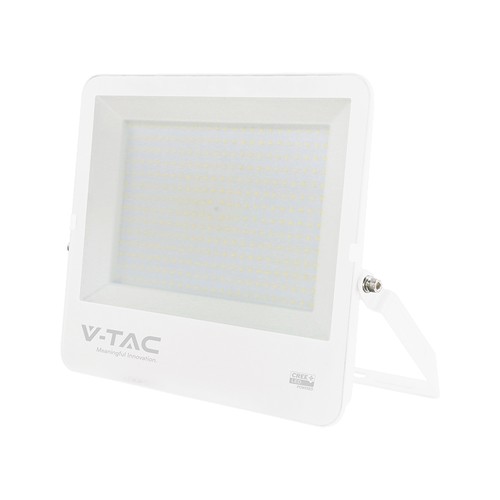 V-Tac 300W LED-strålkastare - 135lm/W, IP65, vitt hölje, CREE Chip, 6 års garanti