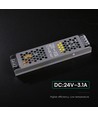 75W / 24V DC Slim strömförsörjning för LED-strips - 3,1A, IP20
