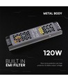 120W / 24V DC Slim strömförsörjning för LED-strips - 5A, IP20 inomhus