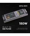 150W / 24V DC strömförsörjning för LED-strips - 6.25A, IP20, Slim design