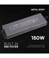 150W / 24V DC strömförsörjning för LED-strips - 6,25A, IP67