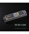 75W / 12V DC strömförsörjning för LED-strips - 6,25A, IP20, Slim